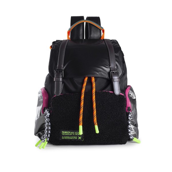 Munich Recycled X Backpack Black, Bags para Mujer, Talla única : :  Moda